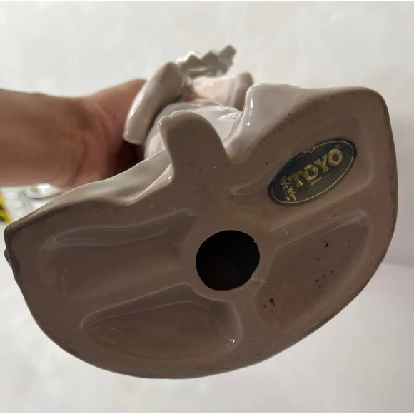 Vintage Toyo Japan Porcelain Geisha Lady Dressed Traditional  Kimono Dress Figur - Picture 14 of 15